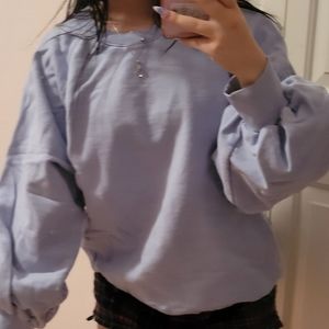 baby blue sweater